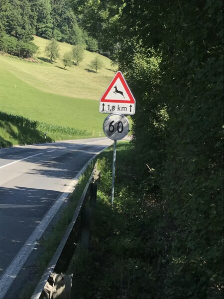 ausgangs Oberdiessbach Richtung Konolfingen